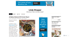 Desktop Screenshot of lindyshopper.com